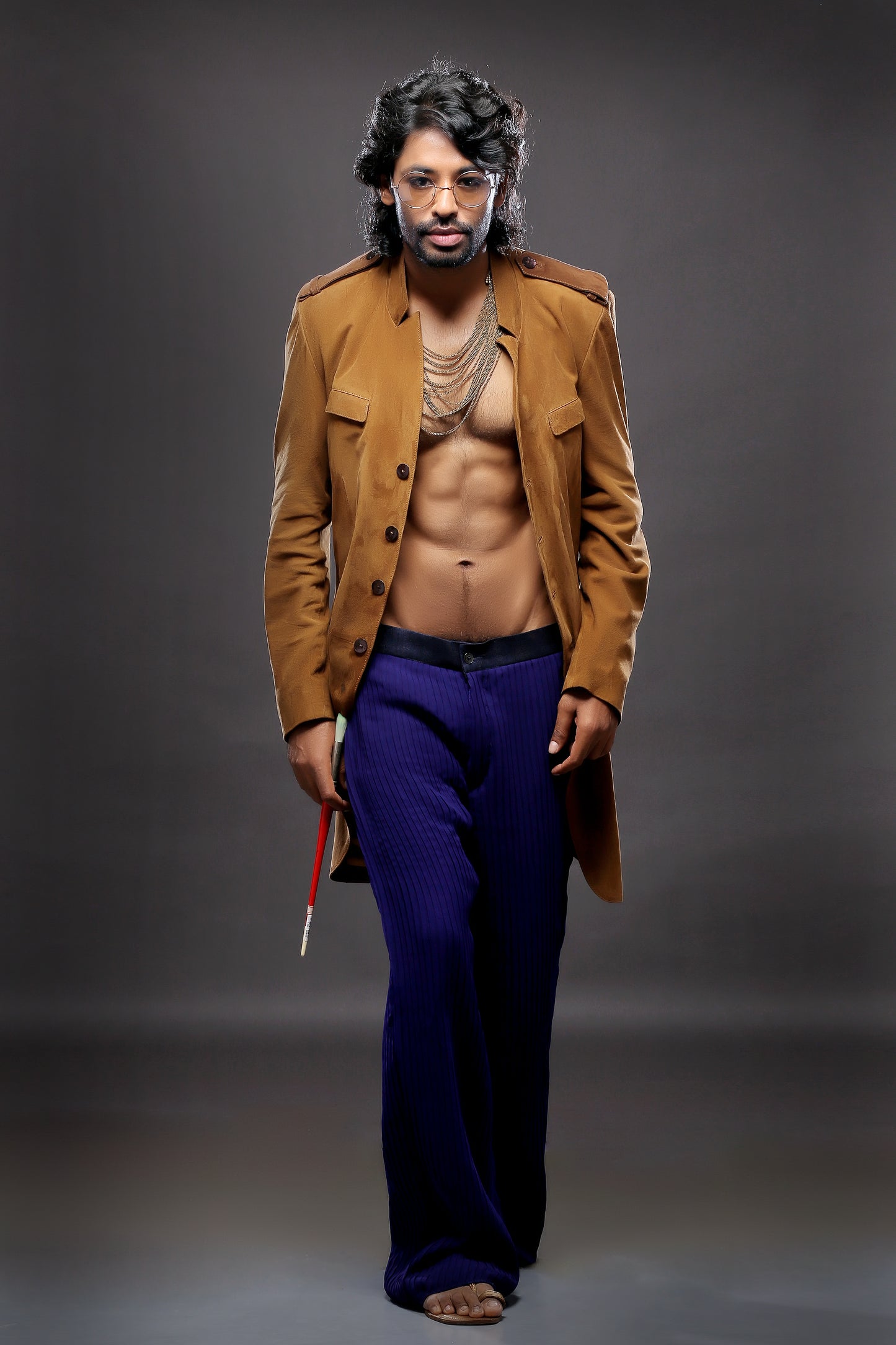 Elegant Pure Suede Sherwani Set | Aaditya Bhargava