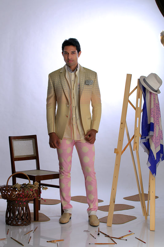 Picasso Khadi Blazer for Men – Elegant & Stylish | Aaditya Bhargava