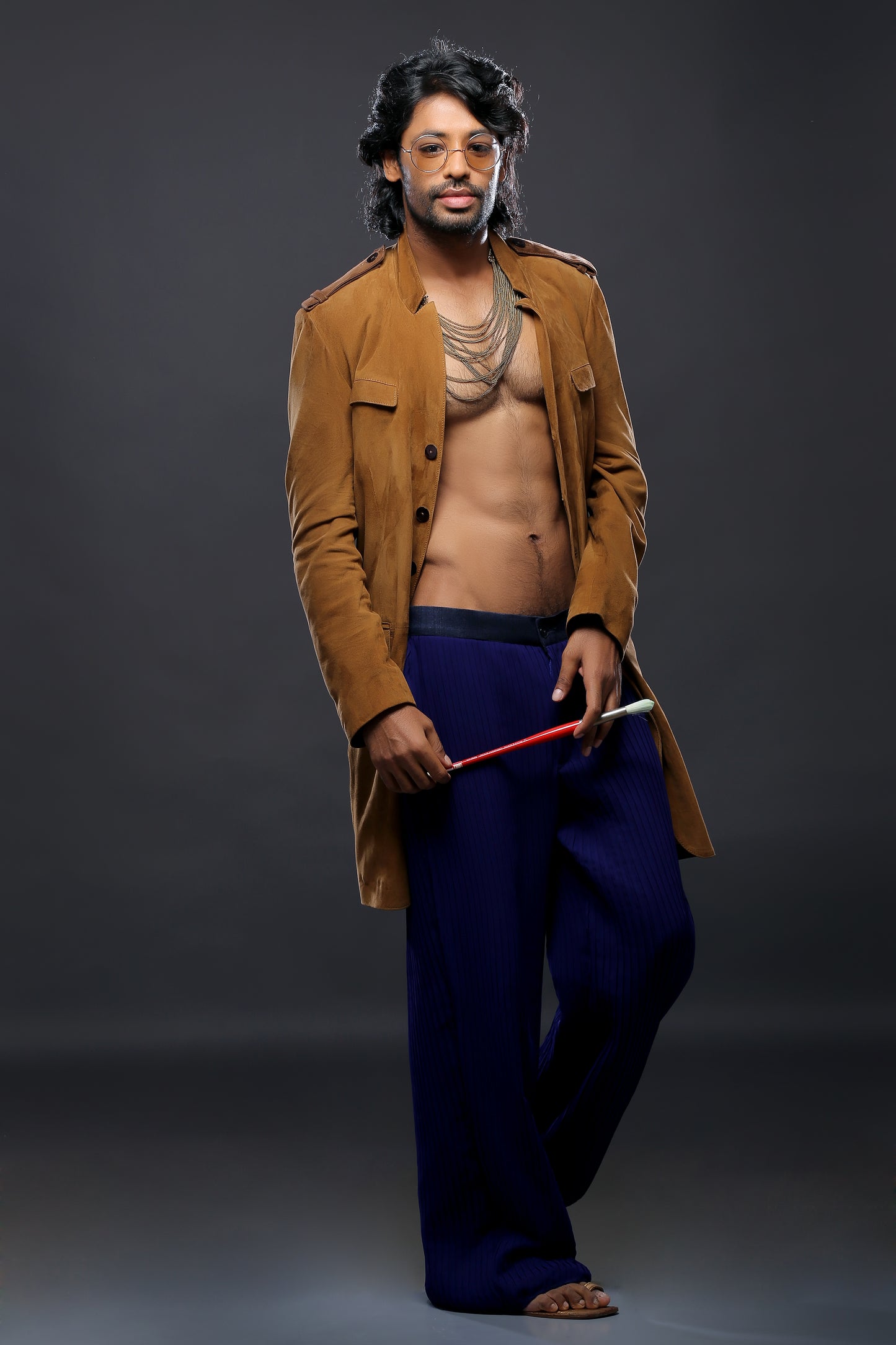 Elegant Pure Suede Sherwani Set | Aaditya Bhargava